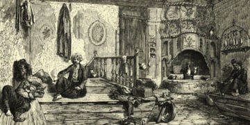 Καφενείο στα οθωμανικά χρόνια (πηγή: Kahve.com)