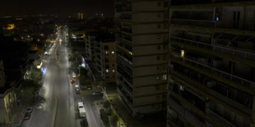 H περιοχή των δωδεκαώροφων επί της Λαγκαδά, στη Θεσσαλονίκη (φωτ.: ΑΠΕ-ΜΠΕ / Δημήτρης Τοσίδης)