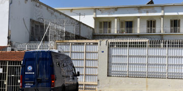 Το εξωτερικό των φυλακών στον Κορυδαλλό (φωτ. αρχείου: EUROKINISSΙ / Τατιάνα Μπόλαρη)