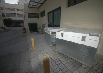 Εξωτερική άποψη από το νεκροτομείο Αθηνών (φωτ. αρχείου: EUROKINISSI/ΕΛΕΝΗ ΚΟΥΡΗ)