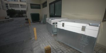 Εξωτερική άποψη από το νεκροτομείο Αθηνών (φωτ. αρχείου: EUROKINISSI/ΕΛΕΝΗ ΚΟΥΡΗ)