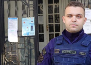 Ο αρχιφύλακας Μωραΐτης Χρήστος (φωτ.: ΑΠΕ-ΜΠΕ)