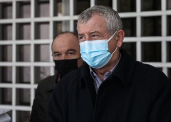 Ο πρόεδρος της ΠΟΕΔΗΝ (φωτ.: Σωτήρης Δημητρόπουλος/ Eurokinissi)