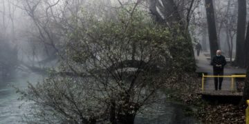 Ομίχλη στην πόλη της Δράμας (φωτ.:
EUROKINISSI/Δημήτρης Μεσσήνης)