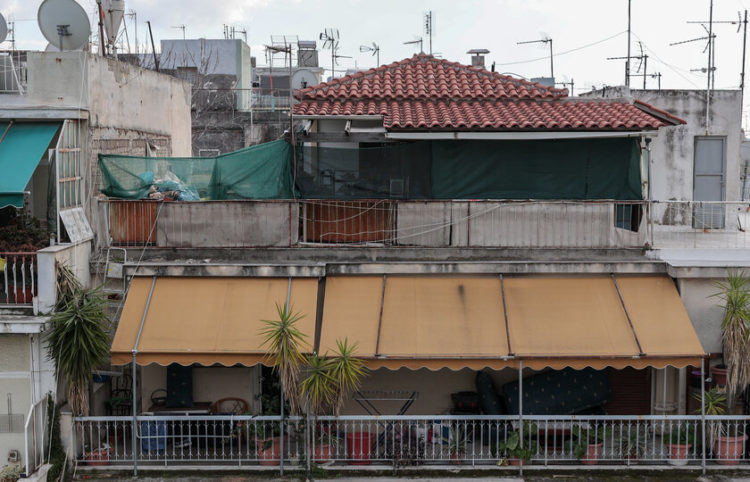 Το διαμέρισμα, όπου διέμεναν (φωτ.: Βασίλης Ρεμπάσης/ Eurokinissi)