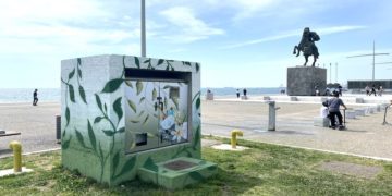 Η νέα παραλία Θεσσαλονίκης (φωτ.: ΑΠΕ-ΜΠΕ/ Δήμος Θεσσαλονίκης/ STR)