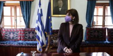 Επίσκεψη της ΠτΔ στο Μέτσοβο (φωτ.: EUROKINISSI / Θοδωρής Μανωλόπουλος)