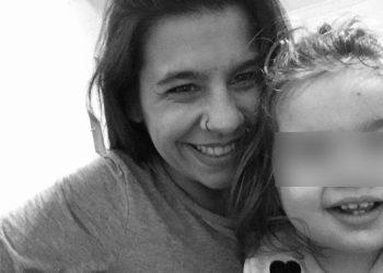Η Ερατώ Μανωλακέλλη με την κόρη της (πηγή: Marie Claire)