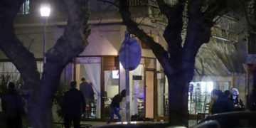 Το καφέ-ουζερί στην οδό Παπάφη στην Κάτω Τούμπα (φωτ.: ΜΟΤΙΟΝΤΕΑΜ / Γιώργος Κωνσταντινίδης)