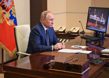 (Φωτ.: SPUTNIK / Kremlin POOL / Andrey Gorshkov)