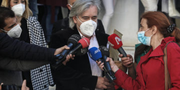 Κατάθεση στην 18η τακτική ανακρίτρια που ερευνά τον θάνατο της 9χρονης Τζωρτζίνας, του επικεφαλής της Μονάδας Εντατικής Παίδων στο νοσοκομείο του Ρίο, Ανδρέα Ηλιάδη (φωτ.: Σωτήρης Δημητρόπουλος/ Eurokinissi)