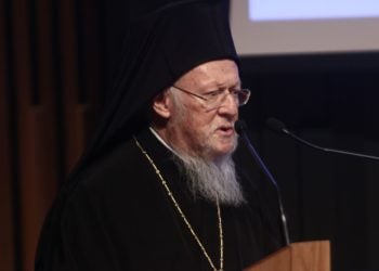 Ο Οικουμενικός Πατριάρχης Βαρθολομαίος (φωτ. αρχείου: Χρήστος Μπόνης/Eurokinissi)