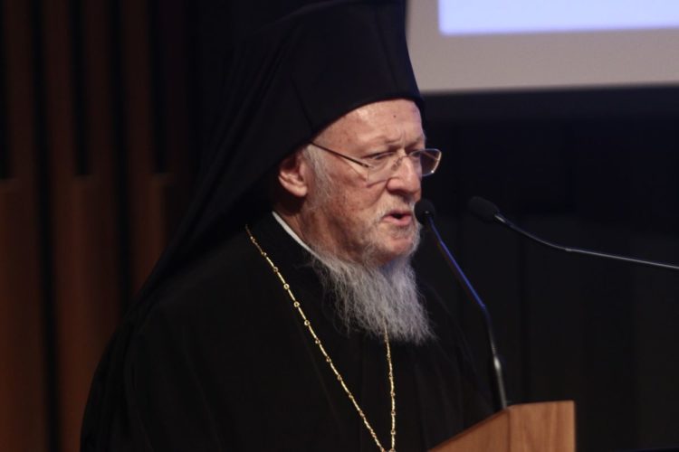 Ο Οικουμενικός Πατριάρχης Βαρθολομαίος (φωτ. αρχείου: Χρήστος Μπόνης/Eurokinissi)