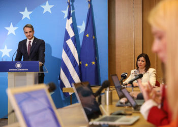 (Φωτ.: Γραφείο Τύπου Πρωθυπουργού / Γιώργος Βιτσαράς)