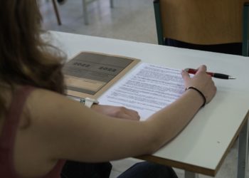 Πανελλαδικές 2022, Στιγμιότυπο από το 3ο Γενικό Λύκειο Αμαρουσίου, Παρασκευή 3 Ιουνίου 2022 (Φωτ.: Μιχάλης Καραγιάννης/Eurokinissi)
