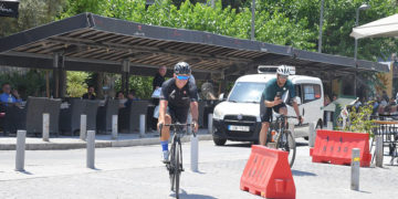 Ο τερματισμός του ΟΠΑΠ Champion Νίκου Παπαγγελή (φωτ.: ΟΠΑΠ)