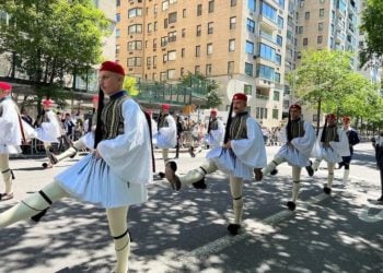 Η μεγάλη παρέλαση του Ελληνισμού στην 5η Λεωφόρο της Νέας Υόρκης, 5 Ιουνίου 2022. (φωτ. αρχείου: «Ε.Κ.»/ Χριστόδουλος Αθανασάτος)