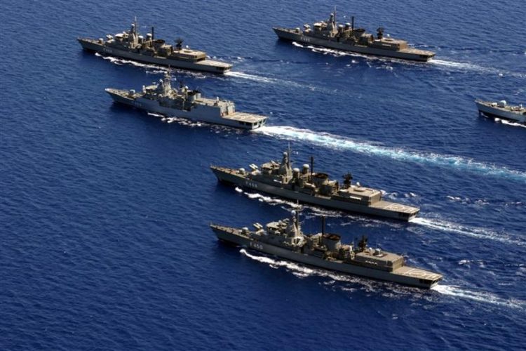 Εικόνα από άσκηση του Πολεμικού Ναυτικού μας στο Αιγαίο (φωτ.: hellenicnavy.gr)