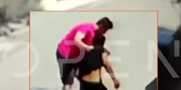 Στιγμιότυπο από το βίντεο που έδωσε στη δημοσιότητα το OPEN TV