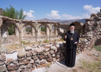 Ο Οικουμενικός Πατριάρχης Βαρθολομαίος στην Αργυρούπολη του Πόντου (φωτ.: Νίκος Παπαχρήστου / Οικουμενικό Πατριαρχείο)