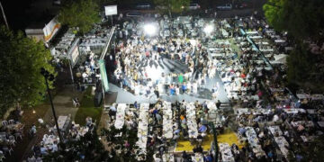 Ο χώρος της εκδήλωσης «Φανούρεια 2022» (φωτ.: evros-news.gr)