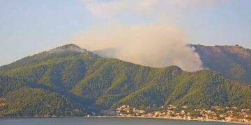 Εικόνα από τη Θάσο (πηγή: twitter.com/kaiw_ta_dasi)