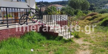 Το σπίτι στο οποίο έγινε η δολοφονία (φωτ.: imerazante.gr)