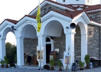 Ιερός Ναός Αγίου Θεοδώρου Γαβρά στις Πέντε Βρύσες Λαγκαδά (Φωτ.: Γιάννης Κεσόπουλος)