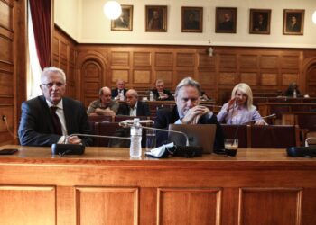 Συνεδρίαση της Εξεταστικής Επιτροπής της Βουλής για τις υποκλοπές (Φωτ.: Eurokinissi/Σωτήρης Δημητρόπουλος)
