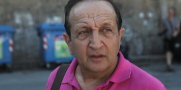 Ο πρόεδρος του ΣΕΗ Σπύρος Μπίμπιλας προσέρχεται στη δίκη του Πέτρου Φιλιππίδη (Φωτ. αρχείου: Eurokinissi/Γιάννης Παναγόπουλος)