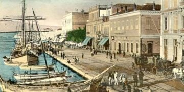 Άποψη της Σμύρνης πριν την Καταστροφή (πηγή: mytilene.gr)