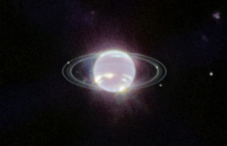 Ο Ποσειδώνας και οι δακτύλιοί του (πηγή: NASA / ESA / CSA / STScI)