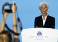 Η πρόεδρος Ευρωπαϊκής Κεντρικής Τράπεζας Κριστίν Λαγκάρντ (φωτ. αρχείου: EPA/RONALD WITTEK)
