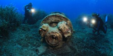 Η μπροστινή πλευρά του κινητήρα του γερμανικού αεροσκάφους Junkers τύπου Stuka