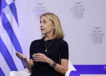 Η νέα πρόεδρος του Δ.Σ της «Κιβωτού του Κόσμου» Αλεξάνδρα Μαρτίνου (Φωτ. αρχείου: Eurokinissi/Γιάννης Παναγόπουλος)