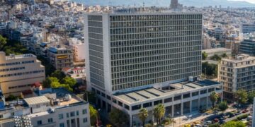 Το κτήριο της Γενικής Αστυνομικής Διεύθυνσης Αθηνών (ΓΑΔΑ) (φωτ.: Eurokinissi/Αντώνης Νικολόπουλος)