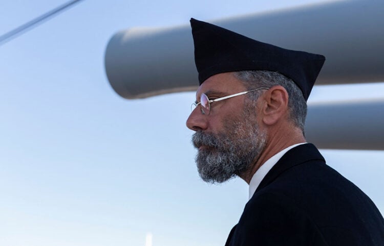 Ο Γιώργος Δάμπασης στο ρόλο του Ελευθέριου Βενιζέλου στο δραματοποιημένο ντοκιμαντέρ «Βενιζέλος, αγώνας για τη Μικρά Ασία» (φωτ.: ΕΡΤ)