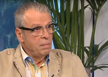 Ο Ηλίας Ζερβός από τη συνέντευξή του στην ΕΡΤ, το 2020