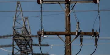 Υποσταθμός ηλεκτρικού ρεύματος στο νομό Τρικάλων (φωτ.: EUROKINISSI/ Θανάσης Καλλιάρας)