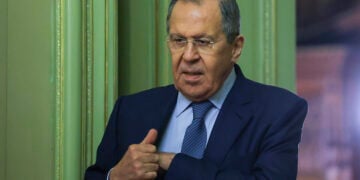 Ο Ρώσος υπουργός Εξωτερικών Σεργκέι Λαβρόφ (φωτ.: EPA / Evgenia Novozhenina)