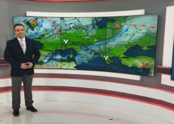 Ο μετεωρολόγος του OPEN Κλέαρχος Μαρουσάκης (πηγή: facebook.com/klearhos.marousakis)