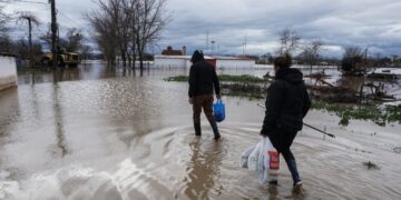 Ανάλογες ζημιές είχαν προκαλέσει πριν από περίπου δύο εβδομάδες οι βροχοπτώσεις στην Υπέρεια Φαρσάλων (φωτ.: EUROKINISSI/Λεωνίδας Τζέκας)
