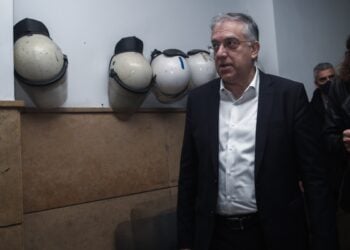 Ο υπουργός Προστασίας του Πολίτη Τάκης Θεοδωρικάκος ζήτησε την άμεση διερεύνηση των ισχυρισμών του δημοσιεύματος από την υπηρεσία Εσωτερικών Υποθέσεων και την Εισαγγελία Πρωτοδικών Αθηνών (φωτ.: EUROKINISSI/Γιάννης Παναγόπουλος)