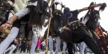 Κουδουνοφόροι στη Θεσσαλονίκη (φωτ. αρχείου: MotionTeam / Eurokinissi)