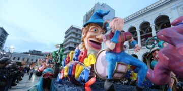 Ο βασιλιάς Καρνάβαλος, φέτος, στην Πάτρα (φωτ.: Μαρίλια Βασιλακοπούλου / EUROKINISSI)