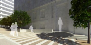 Αρχίζει η ριζική ανάπλαση της ιστορικής και εμβληματικής πλατείας Θεάτρου, πίσω από το Δημαρχείο της Αθήνας. Το έργο προϋπολογισμού 1.900.000,00 ευρώ, χρηματοδοτείται από Ευρωπαϊκούς πόρους (φωτ.: ΑΠΕ-ΜΠΕ/Δήμος Αθηναίων/STR