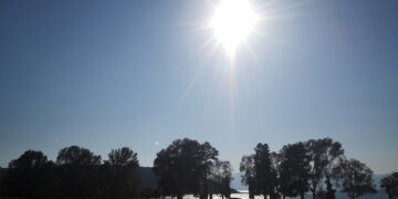 Χειμωνιάτικη εικόνα από τη φύση του Ναυπλίου (φωτ.: ΑΠΕ-ΜΠΕ / Ευάγγελος Μπουγιώτης)