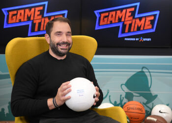 Ο Βαγγέλης Γιαννόπουλος στο ΟΠΑΠ Game Time (φωτ.: ΟΠΑΠ)