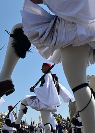 Εικόνα από τη στρατιωτική παρέλαση για την εθνική επέτειο της 25ης Μαρτίου 1821 (φωτ. αρχείου: EUROKINISSI / Μιχάλης Καραγιάννης)