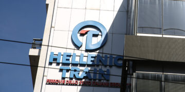 Τα γραφεία της Hellenic Train (φωτ.: ΑΠΕ-ΜΠΕ / Αλέξανδρος Μπελτές)